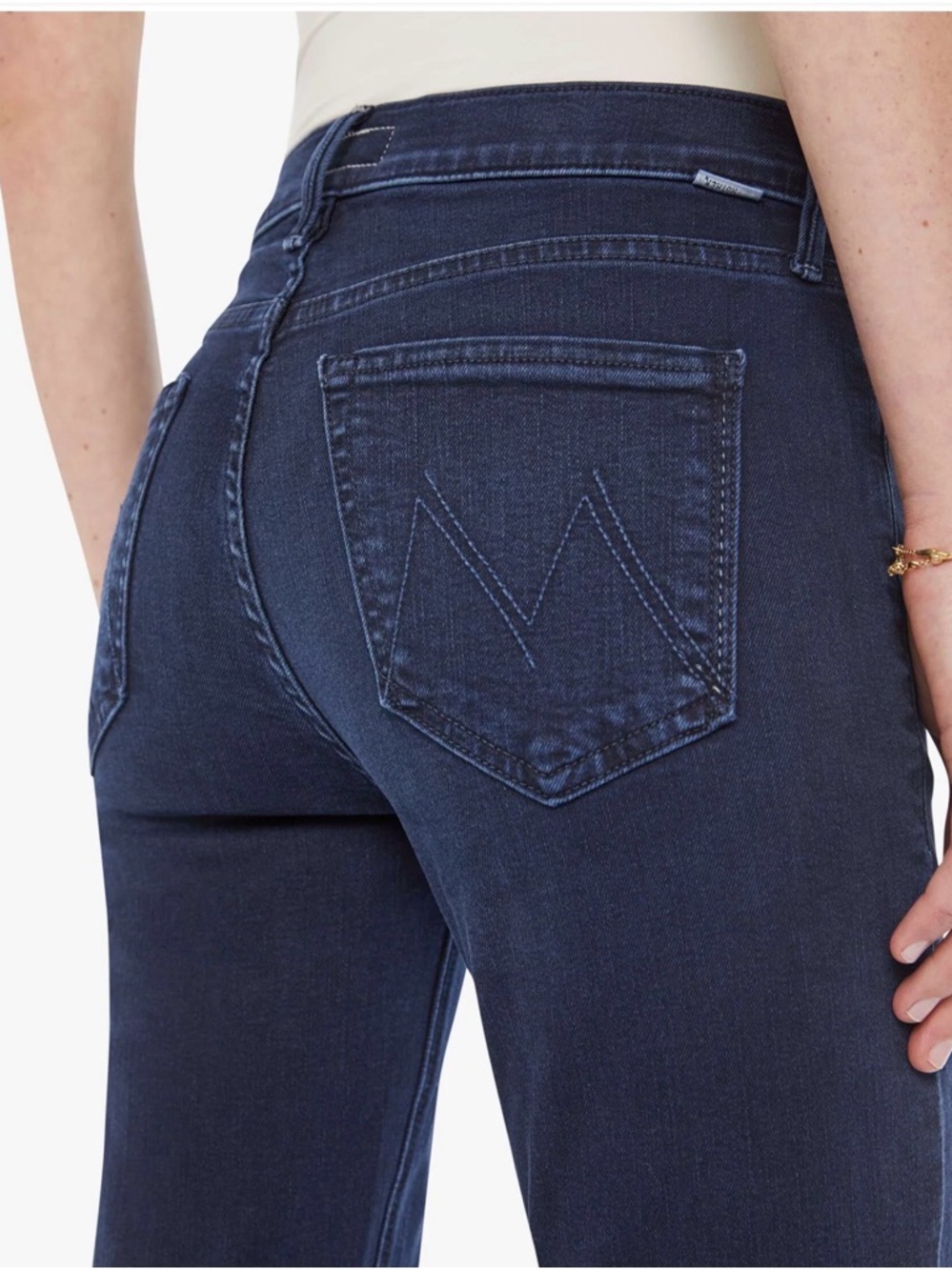 Mother Jeans The Mid Rise Dazzler Ankle Size 30 Chip On My Shoulder NWT - Picture 3 of 9